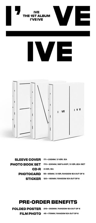 IVE 1st Full Album I've IVE Inclusions Album Info
