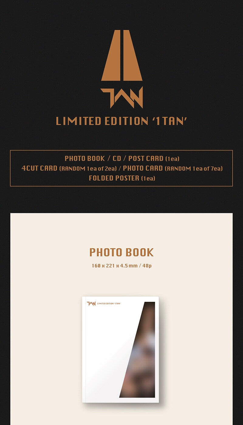 TAN 1st Mini Album 1TAN - Limited Version Inclusions Photobook 