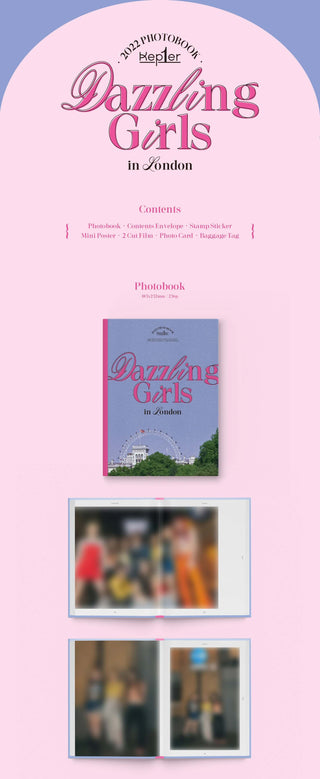 Kep1er 2022 Photobook Dazzling Girls in London Inlcusions Photobook