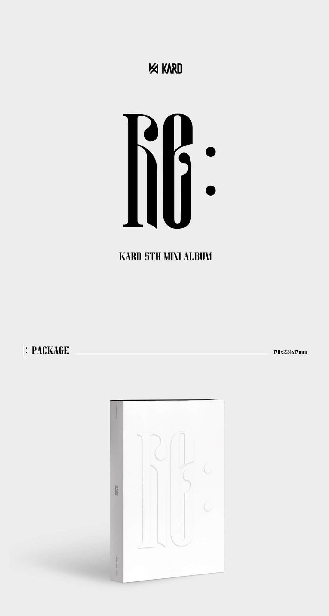 KARD 5th Mini Album Re: Inclusions Package