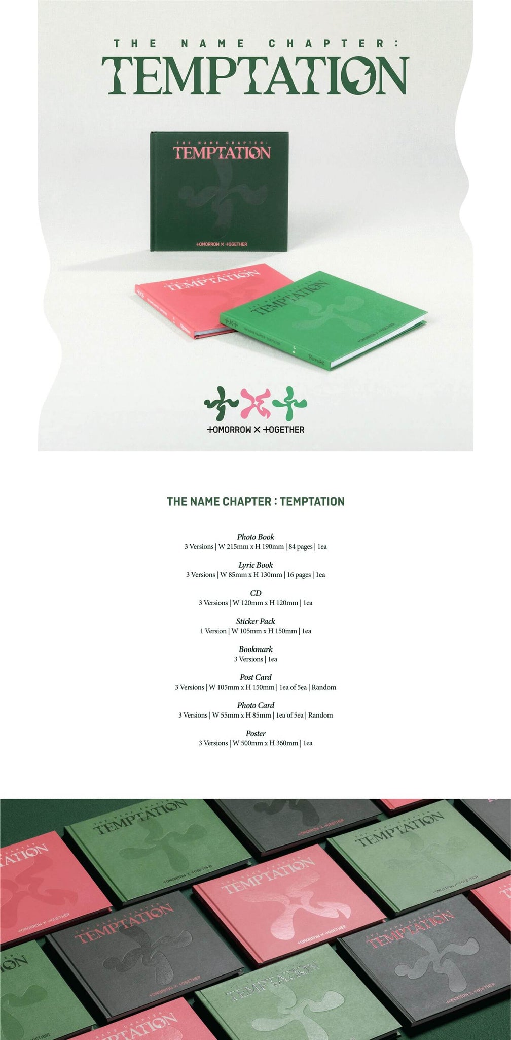TXT 5th Mini Album The Name Chapter: TEMPTATION Album Info