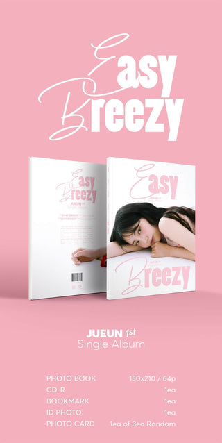 Jueun 1st Single Album Easy Breezy Inclusions Album Info