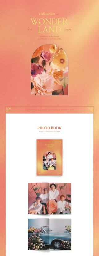 LUMINOUS LUMINOUS in WONDERLAND Inclusions Photobook