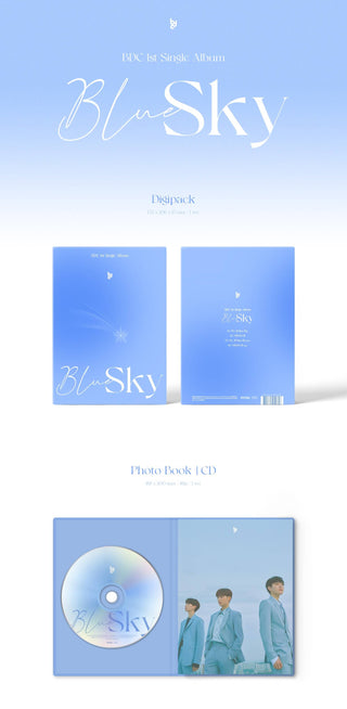 BDC 1st Single Album Blue Sky Inclusions Digipack Photobook CD