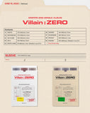 DRIPPIN 2nd Single Album Villain: ZERO Inclusions Sleeve