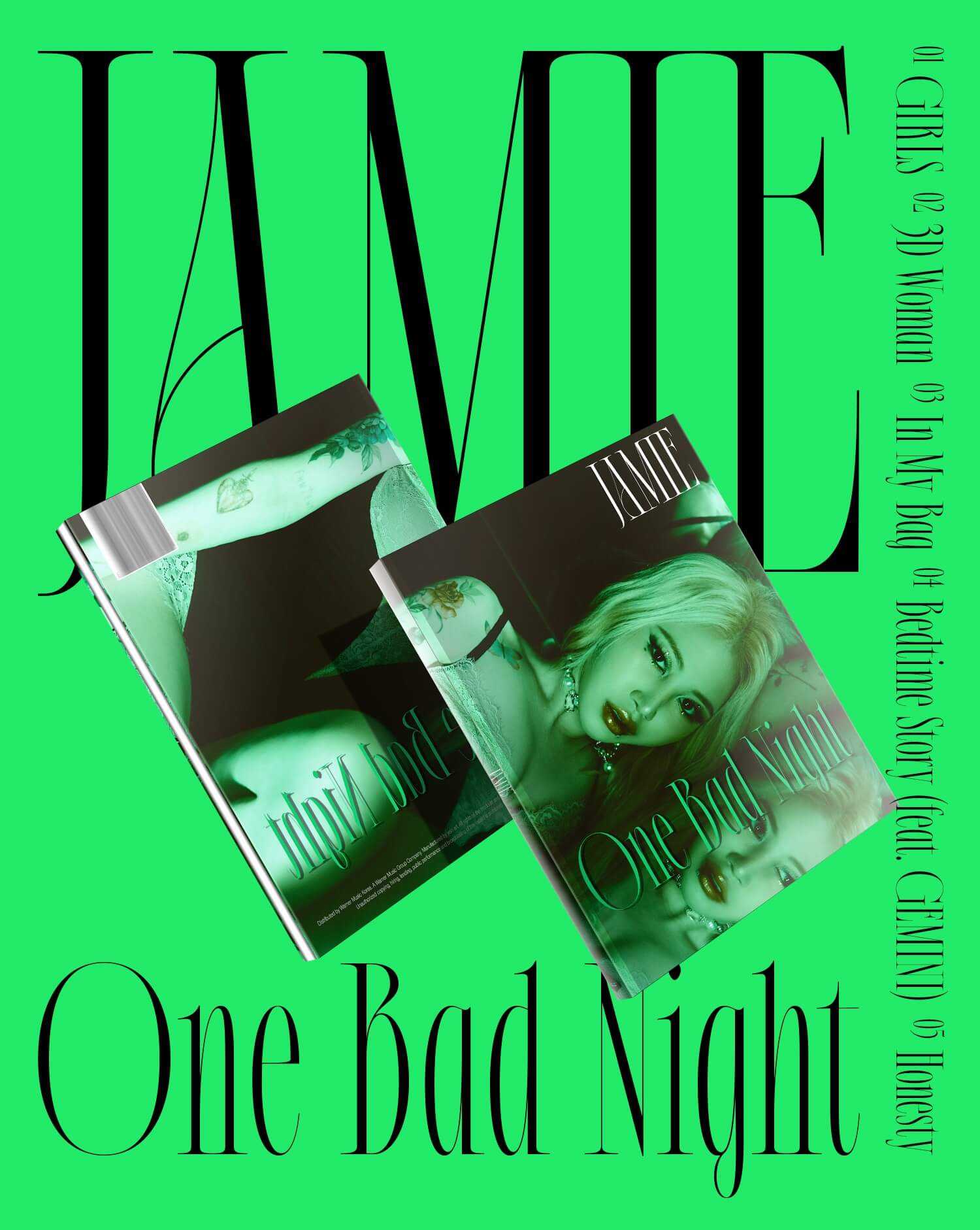 Jamie 1st EP Album One Bad Night Album Info