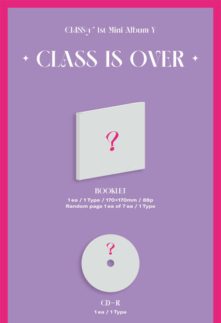 CLASS:y 1st Mini Album Y 'CLASS IS OVER' Inclusions Booklet CD