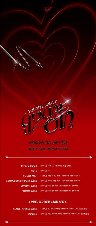 YOUNITE 3rd Mini Album YOUNI-ON Inclusions Album Info