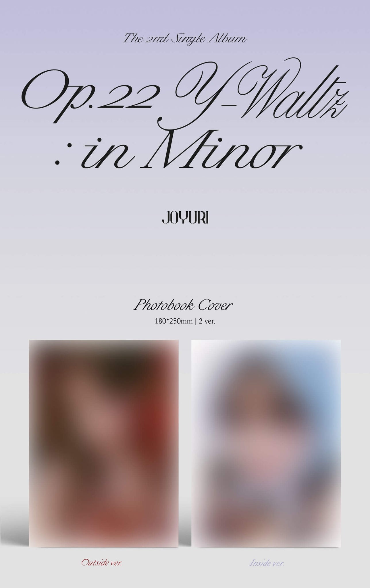 Jo YuRi Op.22 Y-Waltz : in Minor Inclusions Photobook Cover