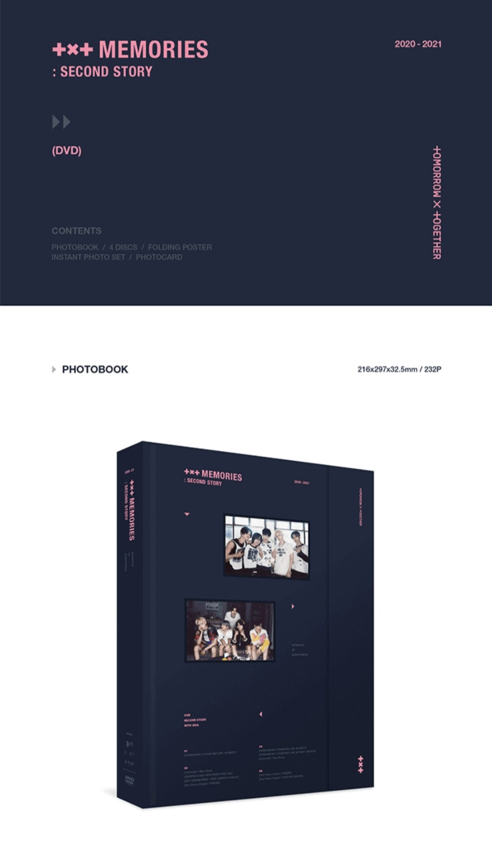 TXT - MEMORIES: SECOND STORY DVD Info