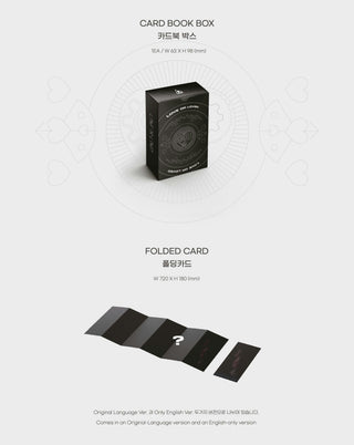 B.I Album Love or Loved Part.1 - CARD PACK Version Inclusions Card Box Folded Card