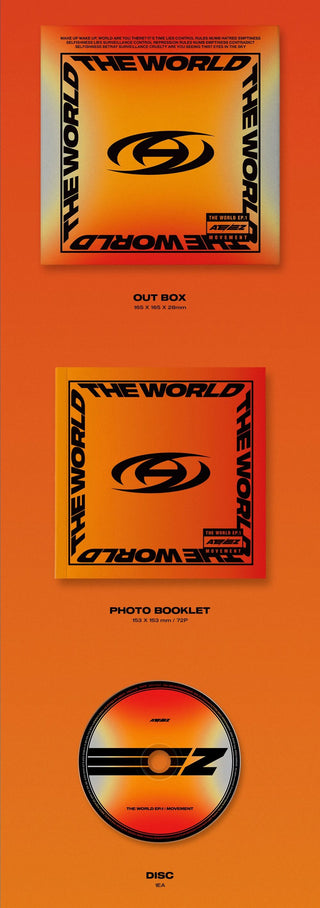 ATEEZ THE WORLD EP.1: MOVEMENT Z Version Inclusions Out Box Booklet CD