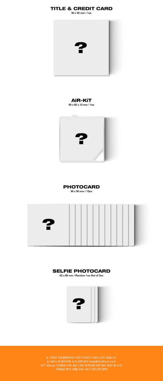Kihyun 1st Mini Album YOUTH KiT Version Inlcusions Title & Credit Card AiR-KiT Photocard Selfie Photocard