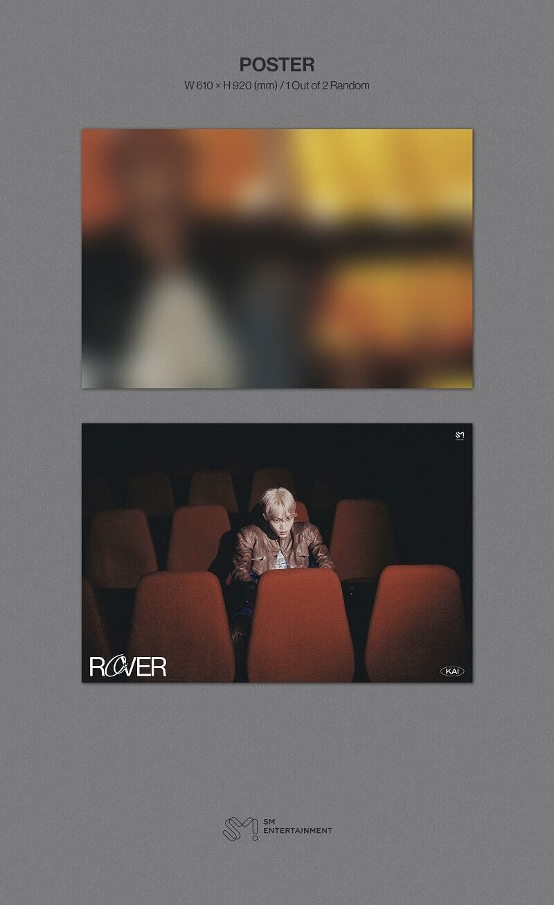 Kai 3rd Mini Album Rover - Digipack Version Inclusions Poster