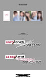 LE SSERAFIM UNFORGIVEN (Weverse Albums Ver.) Inclusions QR Photocard Sticker