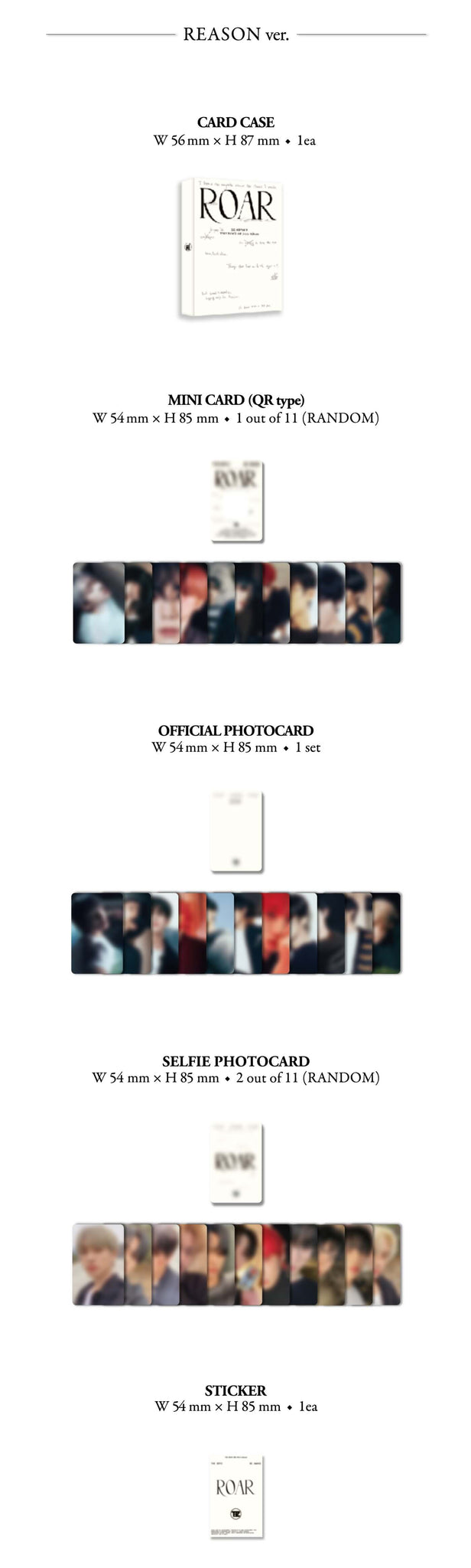 THE BOYZ BE AWAKE (Platform Ver.) - REASON Version Inclusions Card Case Mini Card QR Type Official Photocard Selfie Photocard Sticker