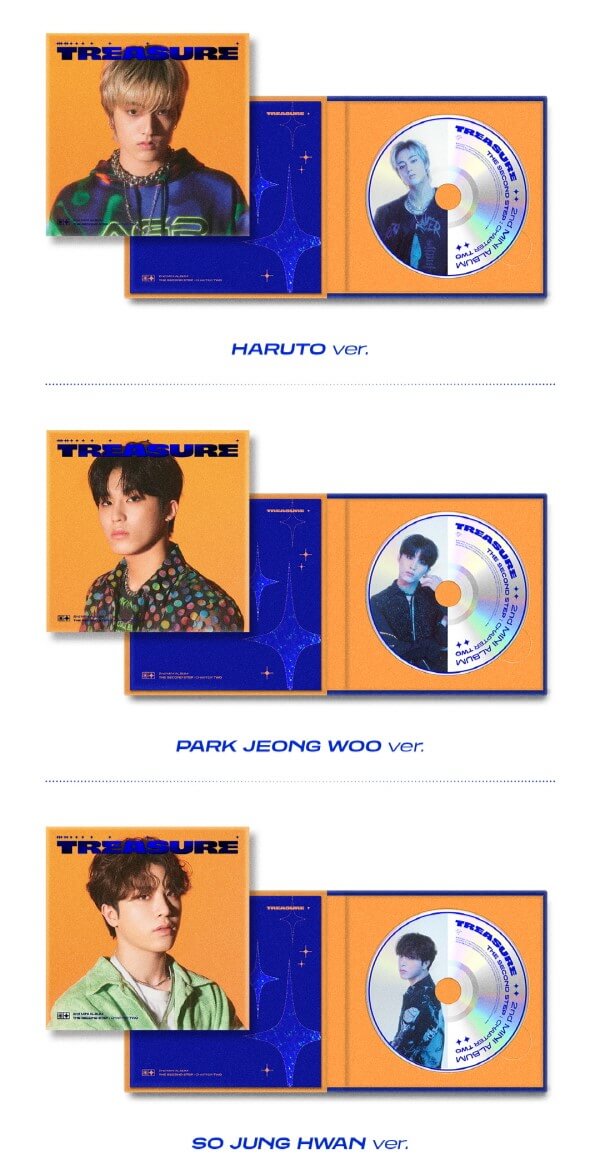 TREASURE THE SECOND STEP CHAPTER TWO Digipack Haruto Park Jeong Woo So Jung Hwan