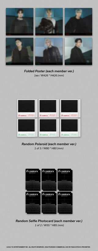 iKON FLASHBACK (Digipack Version) Inclusions Folded Poster Random Polaroid Random Selfie Photocard