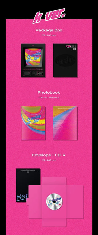 Kep1er TROUBLESHOOTER k Version Inlcusions Package Box Photobook Envelope + CD