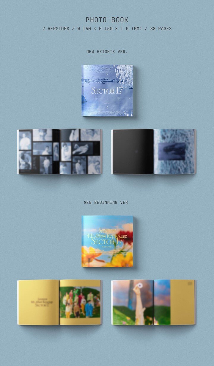 SEVENTEEN 4th Full Album Repackage SECTOR 17 Inclusions Photobook