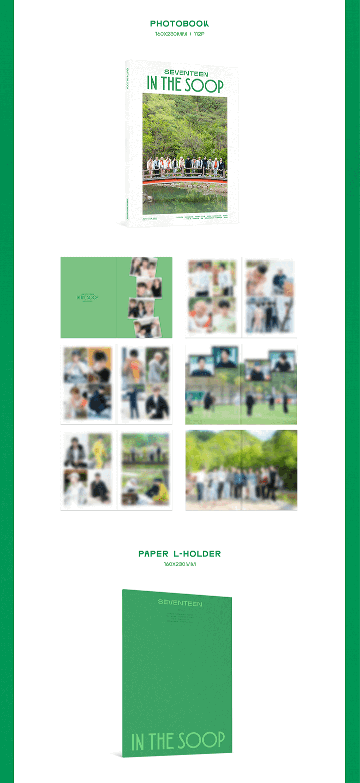 SEVENTEEN IN THE SOOP MAKING PHOTOBOOK Inclusions Photobook Paper L-Holder