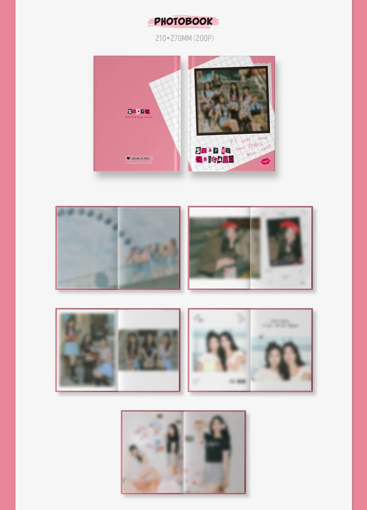  STAYC 1st Photobook STAY IN CHICAGO Inclusions Photobook 