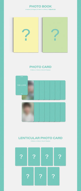 Ciipher 3rd Mini Album THE CODE Inclusions Photobook Photocards Lenticular Photocard