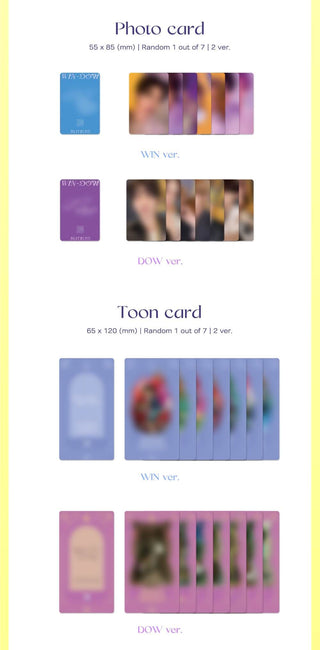 BLITZERS 3rd Mini Album WIN-DOW Inclusions Photocard Toon Card