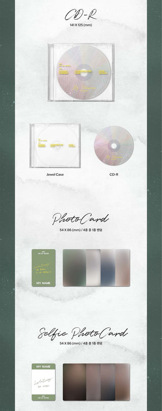 Lee Su Jeong 1st Mini Album My Name Inclusions CD Photocard Selfie Photocard