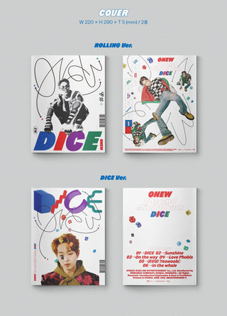 Onew DICE (Photobook Version) Inclusions Cover