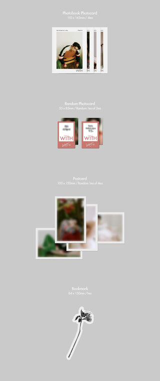 Jinyoung Chapter 0: WITH - YOU Version Inclusions Photobook Photocard Random Photocard Postcard Bookmark