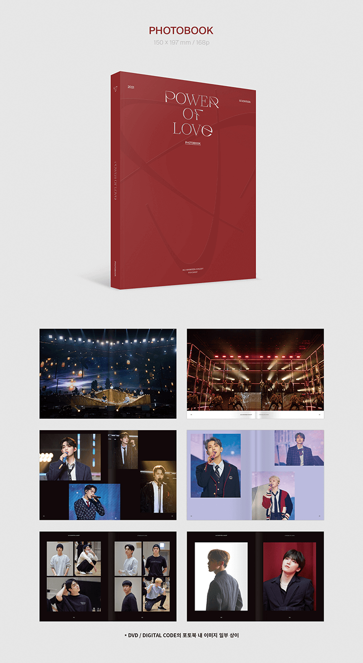 2021 SEVENTEEN CONCERT POWER OF LOVE DVD Inclusions Photobook