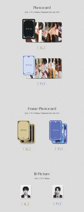Kim Woo Seok Blank Page Inclusions Photocard Frame Photocard ID Picture
