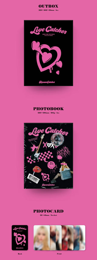 Dreamcatcher Concept Book - Love Catcher Version Inclusions Out Box Photobook Photocard