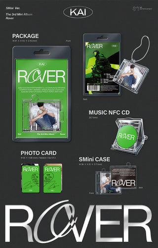 Kai Rover - SMini Version Inclusions Package SMini Case Music NFC CD Photocard Ball Chain