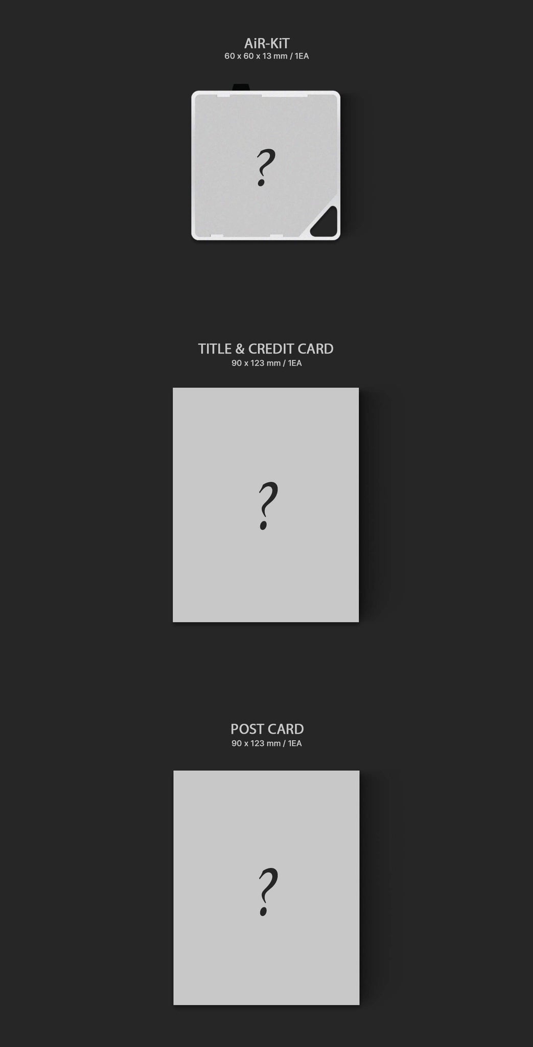 MONSTA X 12th Mini Album REASON - KiT Version AiR KiT Title & Credit Card Postcard