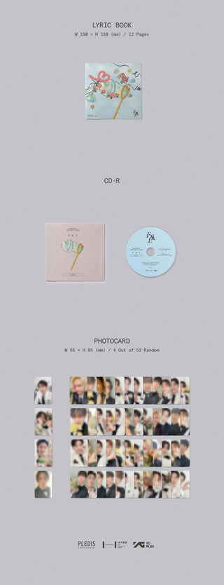 SEVENTEEN 10th Mini Album FML - Carat Version Inclusions Lyric Book CD Photocards