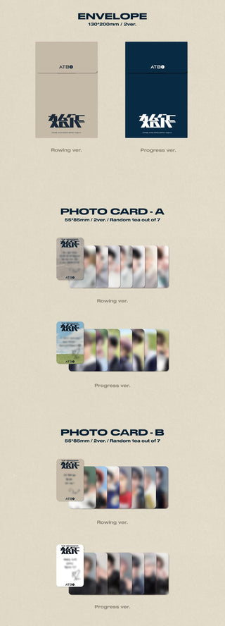 ATBO 2nd Mini Album The Beginning: 始作 Inclusions Envelope Photocards