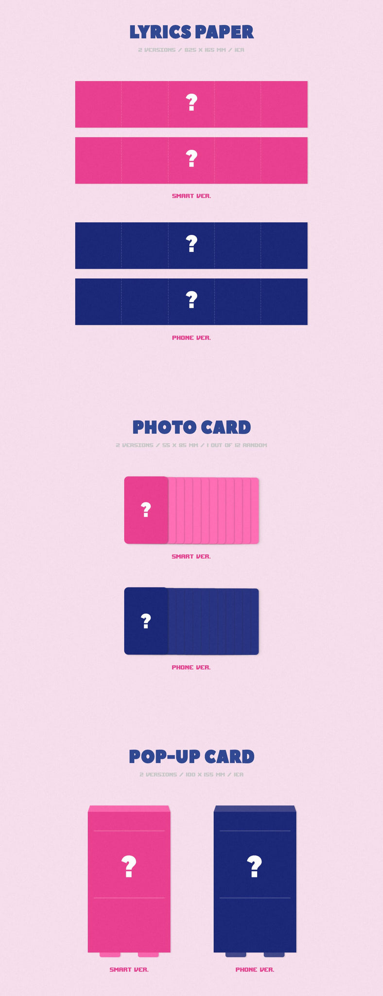 Yena 2nd Mini Album SMARTPHONE Inclusions Lyrics Paper Photocard Pop-up Card