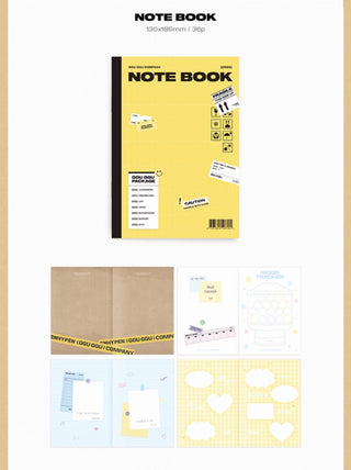 ENHYPEN 2022 GGU GGU Package Inclusions Notebook