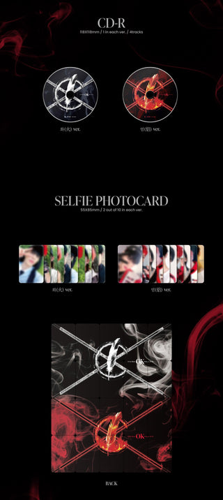 CIX 5th Mini Album OK Episode 1 : OK Not Inclusions CD Selfie Photocards