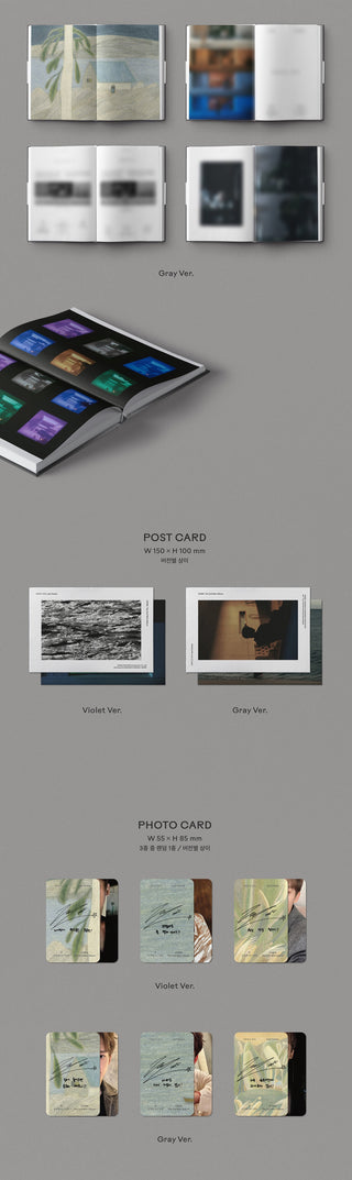 Chen 3rd Mini Album Last Scene (Photobook Version) Inclusions Postcard Photocard