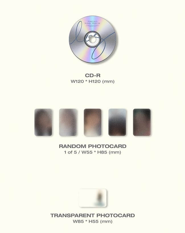 Jeong Eun Ji Remake Album log Daily log Version Inclusions CD Random Photocard Transparent Photocard