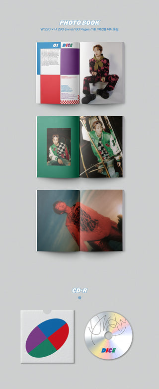 Onew DICE (Photobook Version) Inclusions Photobook CD