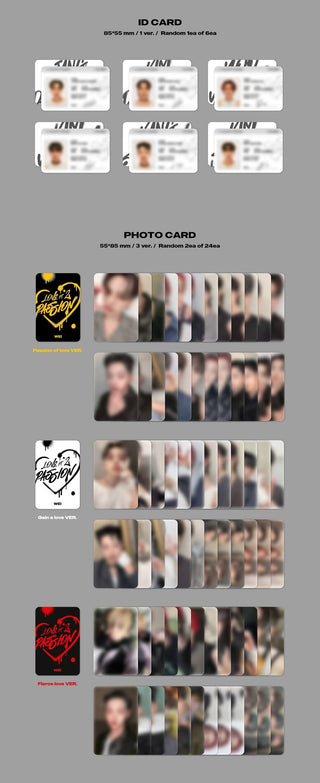 WEi 5th Mini Album Love Pt.2 : Passion Inclusions ID Card Photocard