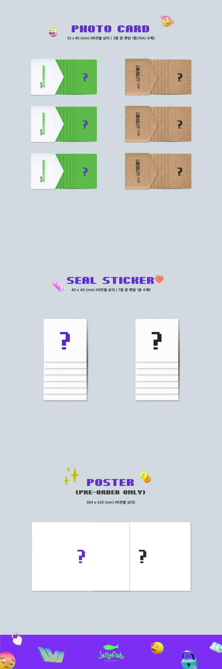 VERIVERY 3rd Single Album Liminality - EP.LOVE Inclusions Photocard Set Seal Sticker Pre-order Only Poster