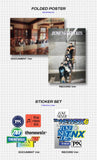 TNX 2nd Mini Album Love Never Dies Inclusions Folded Poster Sticker Set