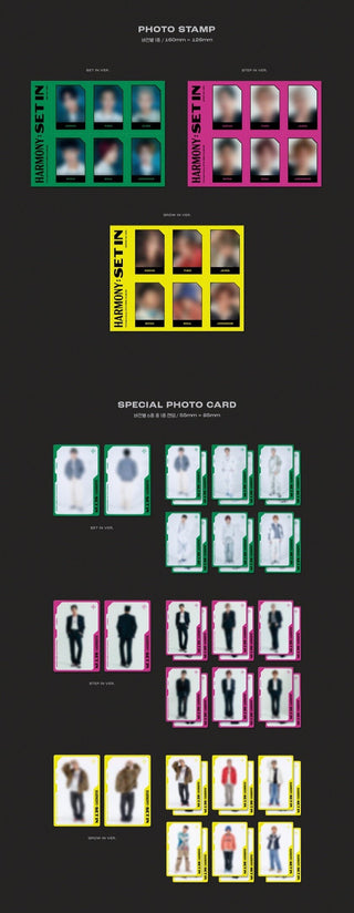 P1Harmony HARMONY : SET IN Inclusions Photo Stamp Special Photocard