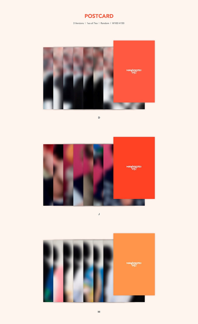 ENHYPEN 3rd Mini Album MANIFESTO: DAY 1 Inclusions Postcard