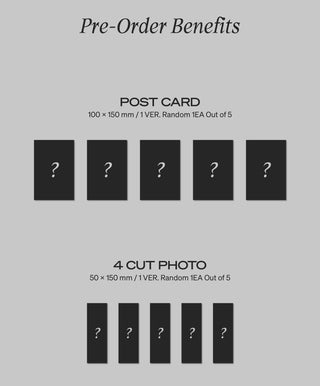 MONSTA X 12th Mini Album REASON Pre-order Only Postcard 4CUT Photo